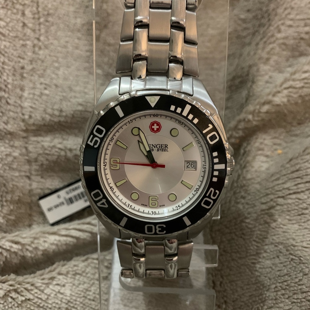 Authentic Wenger Watch - Mens White Face